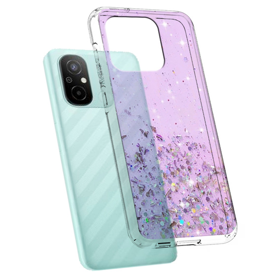 Case for Xiaomi Redmi 12C, Glittery, purple