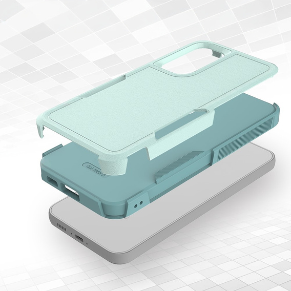 Armored Case for Samsung Galaxy S23 FE, Dual Shockproof, green