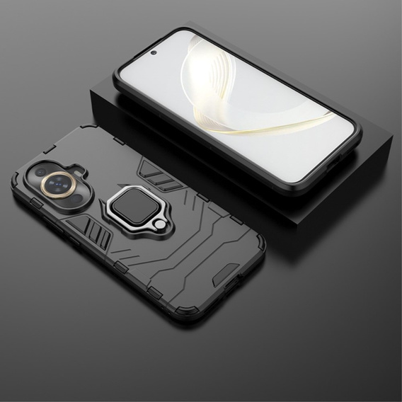 Case for Huawei Nova 11 Pro, Kickstand Ring, black