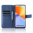 Flip case for Infinix Note 30 5G, Wallet Smart Magnet, blue