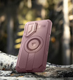 Armored case for Samsung Galaxy S25+ Plus, Dexnor CamProtect MagSafe, pink (Two frames)