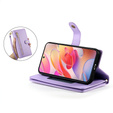 Flip case for Samsung Galaxy A56 5G, Wallet Zipper Pocket, purple