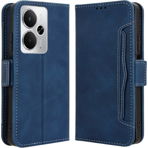 Flip case for Realme 14 5G / Realme 14T 5G, Card Slot, dark blue