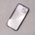 Case for iPhone 13, Magnetic Dual Glass, black