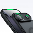 Matte sleeve for iPhone Air, for MagSafe, with camera protection, black