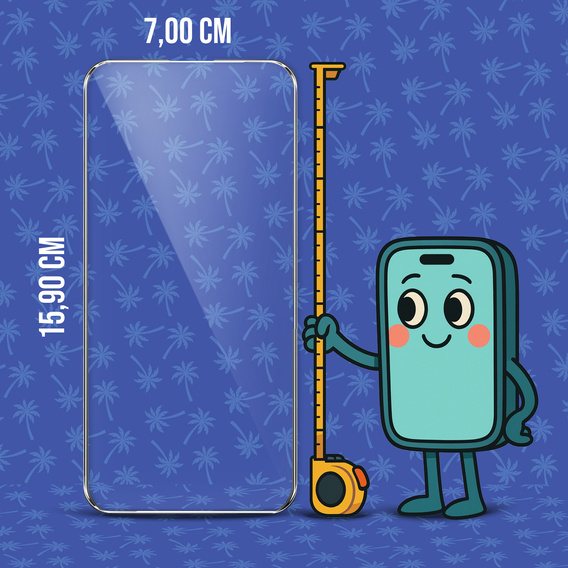 Diamond Palm Tempered Glass for Samsung Galaxy S25 Edge