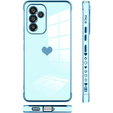 Case for Samsung Galaxy A34 5G, Electro heart, blue