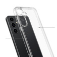 Case for Samsung Galaxy S24, Fusion Hybrid, with camera protection, transparent