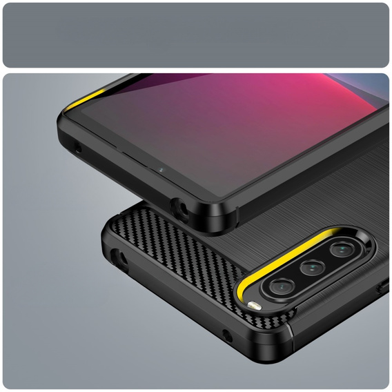 Case for Sony Xperia 10 V, Carbon, black