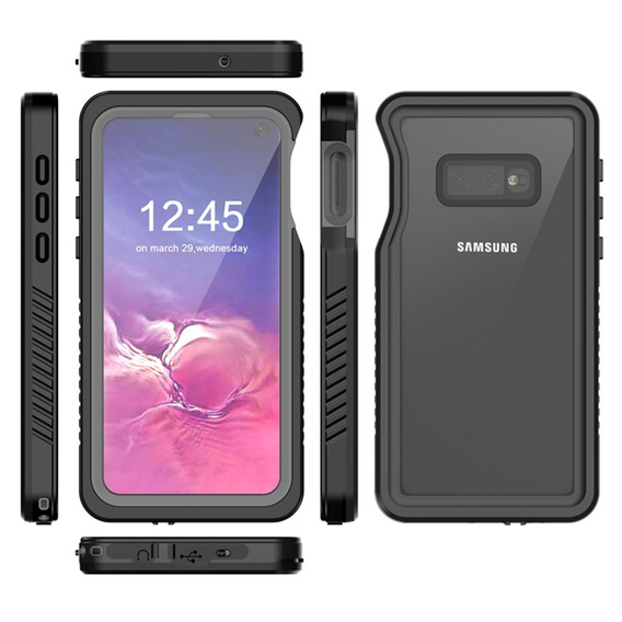 IP68 Waterproof Case for Samsung Galaxy S10e, black