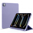 Case for Apple iPad Pro 13" 7 gen. 2024 (A2925, Smartcase with stylus space, purple
