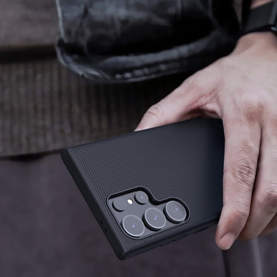 NILLKIN Case for Samsung Galaxy S24 Ultra, Frosted Shield, for MagSafe, black