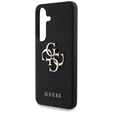GUESS Grained Big 4G Logo case for Samsung Galaxy S25
