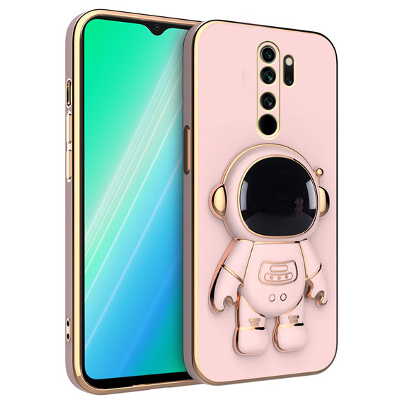 Case for Xiaomi Redmi Note 8 Pro, Astronaut, pink rose gold