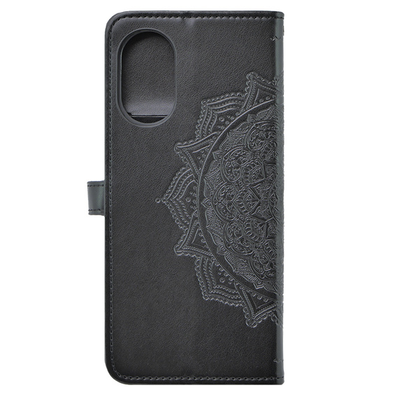 Flip case for Oppo A38 4G / Oppo A18 4G, Mandala, black