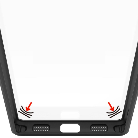 IMAK Case for Xiaomi Redmi Note 13 5G, UX-9A Series, transparent / black
