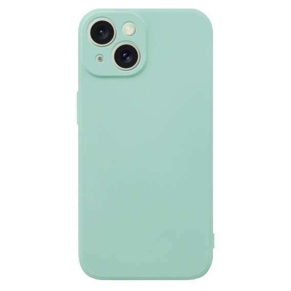 Case for iPhone 15 Plus, Silicone Lite, mint