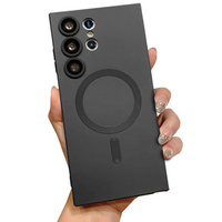 Case for Samsung Galaxy S23 Ultra, ColorMag, for MagSafe, black