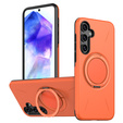 MagSafe case with stand for Samsung Galaxy A57 5G, orange