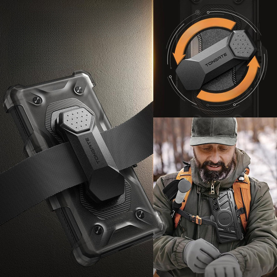 Case for Samsung Galaxy Z Fold 5, Tongate Compatible with MagSafe, black