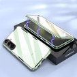 Case for Samsung Galaxy A36, Magnetic Dual Glass, green