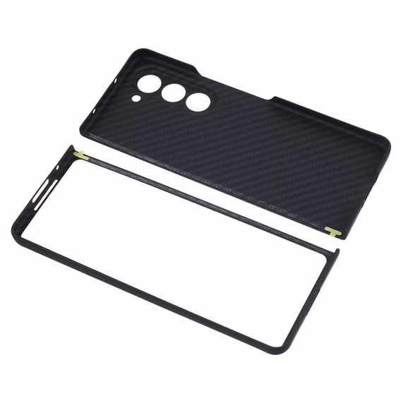 Case for Samsung Galaxy Z Fold6 5G, Aramid Fiber Cover, black