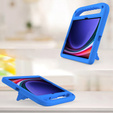 Children's case for Samsung Galaxy Tab S10 Lite / S10 FE / S9 FE, with handle, blue