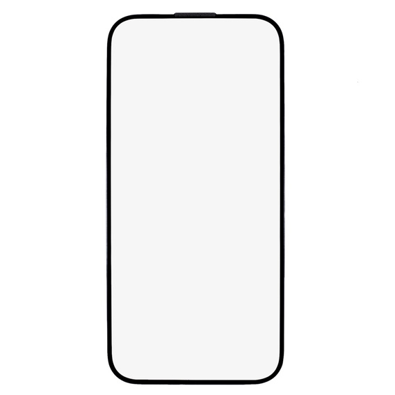 3D Tempered Glass for iPhone 15 Plus, with speaker cover, black