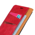 Flip case for Huawei P30 Pro, Split Leather Wallet, red