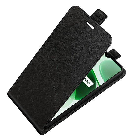 Flip case for Realme C35, Flip, black