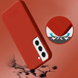 Case for Samsung Galaxy S22+ Plus 5G, Silicone Lite, red