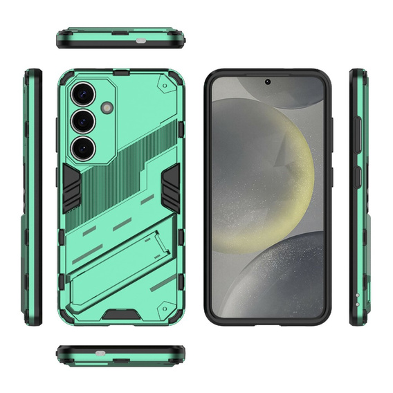 Case for Samsung Galaxy A56 5G, Military kickstand, green