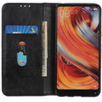 Case for Samsung Galaxy S24+ Plus, Wallet Litchi Leather, black