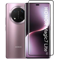 3D Tempered Glass for Honor Magic 7 Lite, black frame