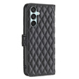 Flip case for Samsung Galaxy M15 5G, Wallet, BINFEN COLOR, black