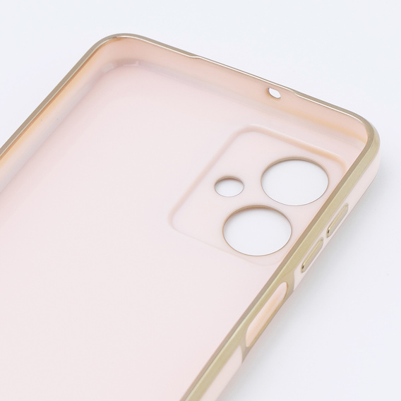 Case for Motorola Moto G54 5G, Glamour CamShield, pink rose gold