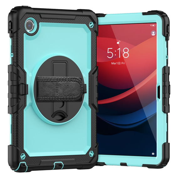Armored Case for Lenovo Tab M11, protective 360 with stylus slot, blue