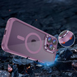 Case for iPhone 14 Pro Max, ERBORD Impact Guard, MagSafe, purple