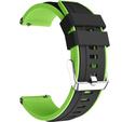 Silicone strap for Huawei Watch GT 2 Pro - Black / Green