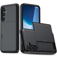 Case for Samsung Galaxy A56 5G, Sliding Card Holder, black