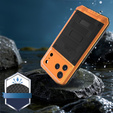 IP68 waterproof case for iPhone 17 Pro, orange
