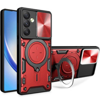Armor case for Samsung Galaxy A54 5G, CamShield Slide, red