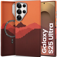 MagSafe's Samsung Galaxy S25 Ultra Case, Carbon Fiber, orange