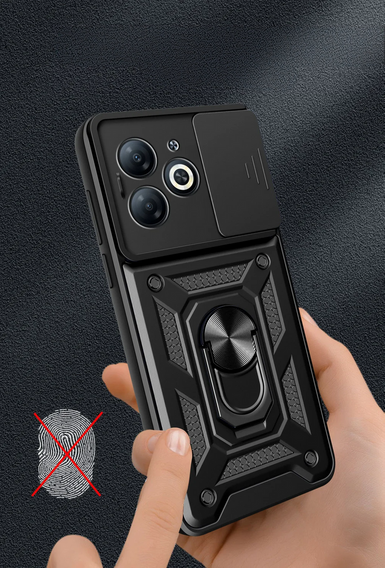 Case for Infinix Hot 40i, CamShield Slide, black