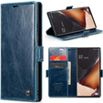 CASEME flip case for Samsung Galaxy Note 20 Ultra, Waxy Textublue, blue