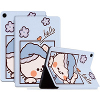 Flap case for Samsung Galaxy Tab A9+, blue cat