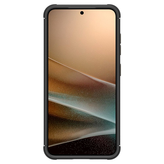 The Spigen Case for Samsung Galaxy S25, Core Armor MagSafe, black + 9H Tempered Glass