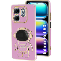 Case for Infinix Hot 50i 4G, Astronaut, purple