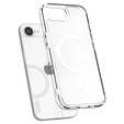 Spigen MagSafe Case for Iphone 16E, Ultra Hybrid, transparent / white + 9H Tempered Glass