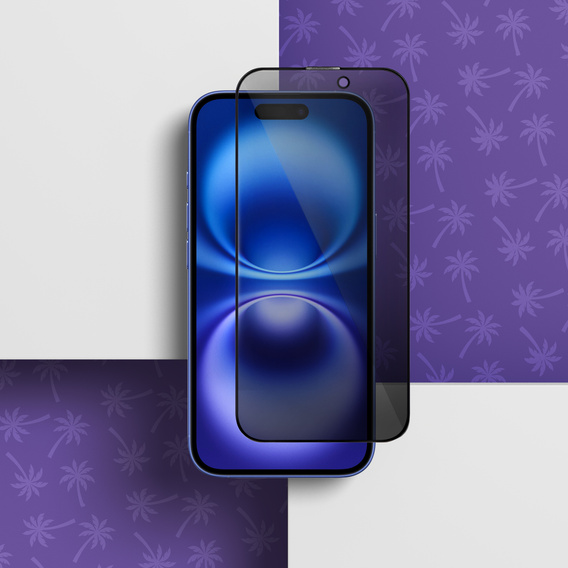 Shy Palm Privacy Tempered Glass for iPhone 16 Plus